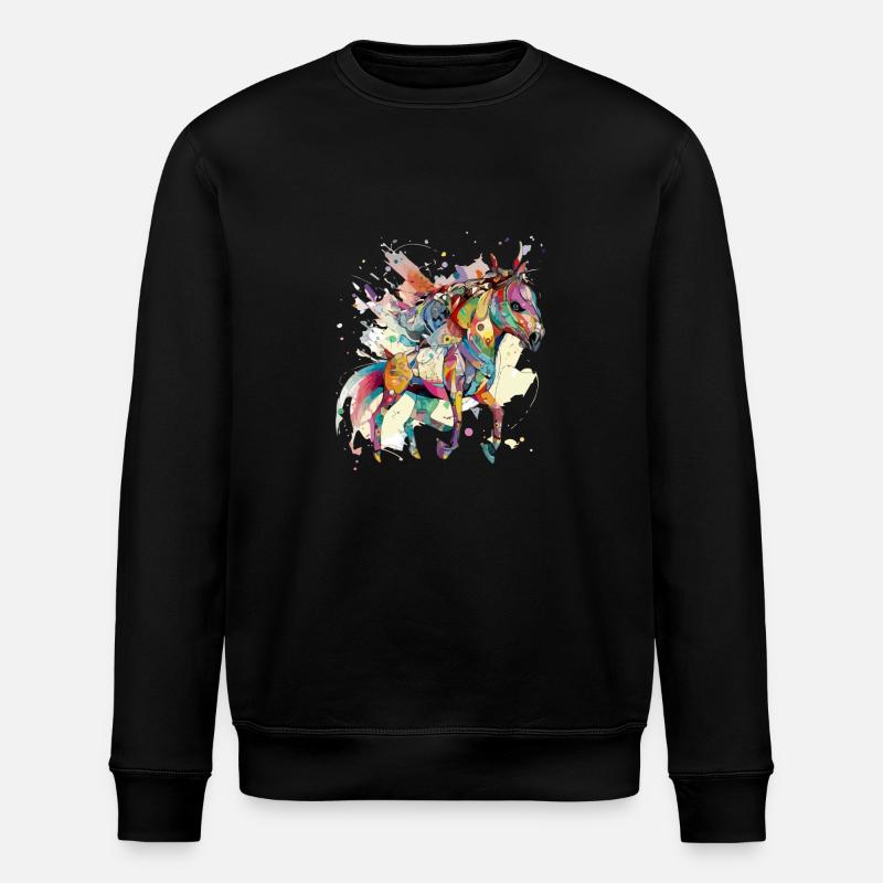 Miggi la jument - Sweat bio ROLLER Stanley/Stella Unisexe - noir