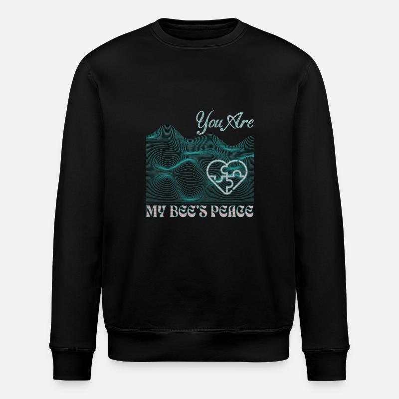 Bienenfrieden - Stanley/Stella Unisex Bio-Sweatshirt ROLLER - Schwarz