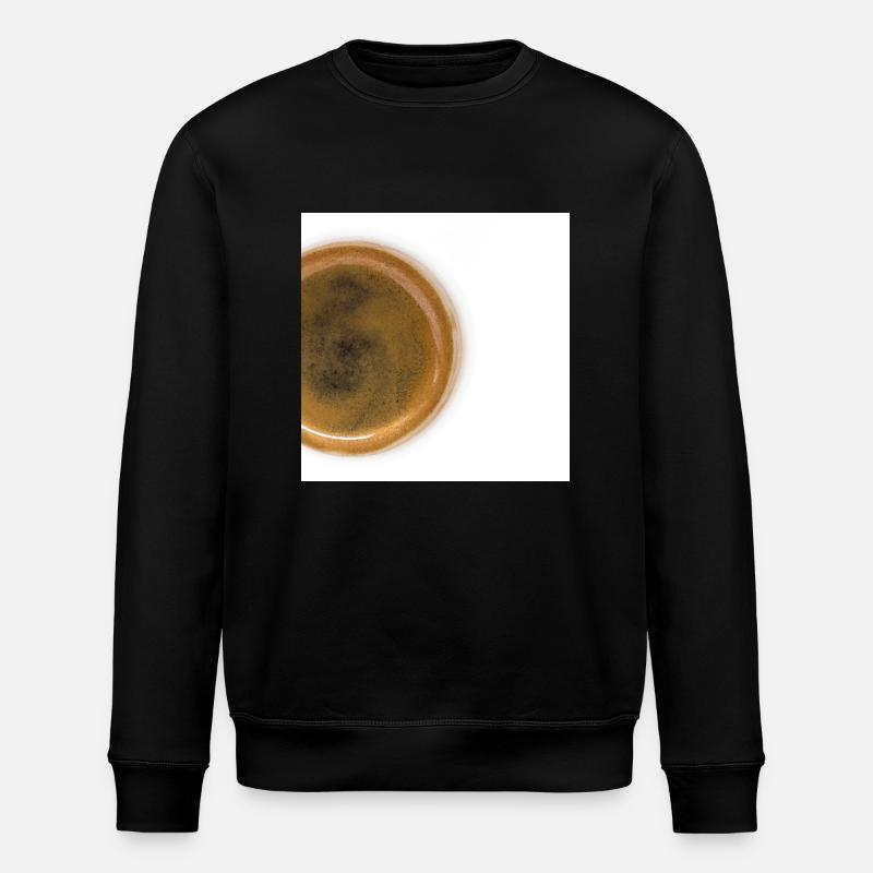 Background coffe - Stanley/Stella ROLLER Unisex Organic Sweatshirt - black