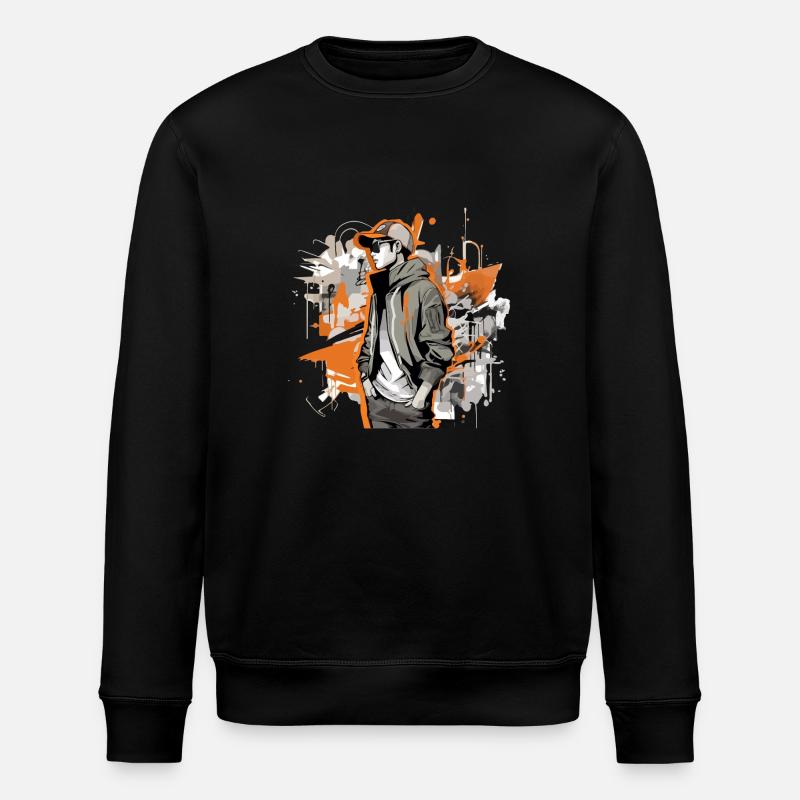 Urban Benoit - Sweat bio ROLLER Stanley/Stella Unisexe - noir