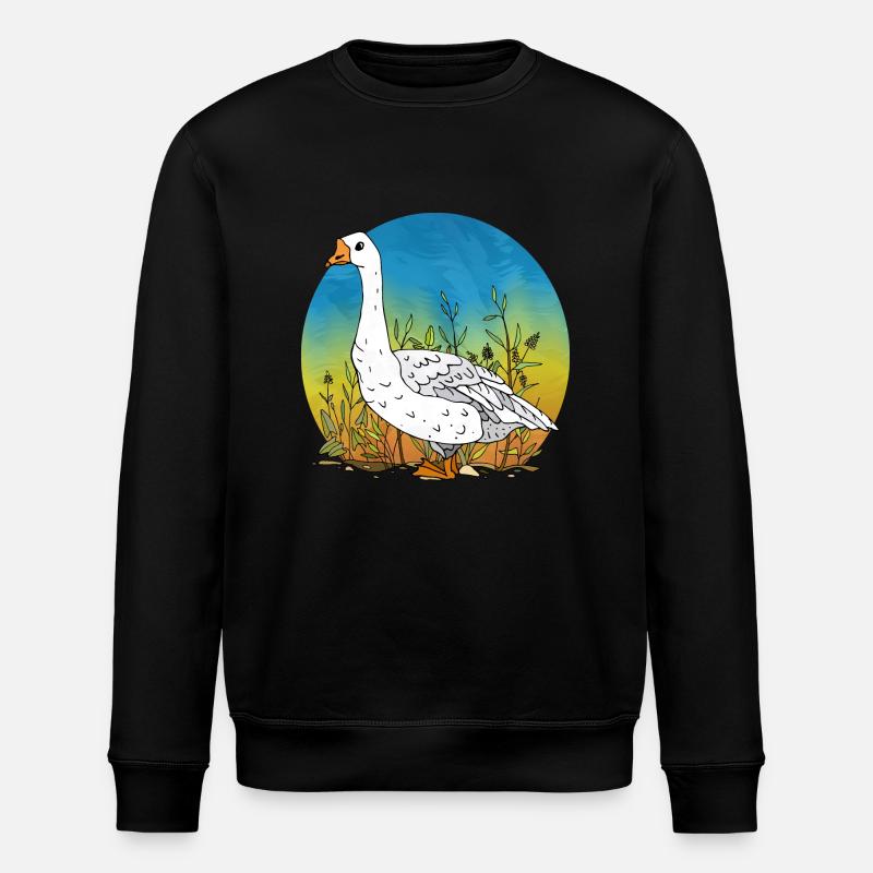 Goose - Stanley/Stella ROLLER Unisex Organic Sweatshirt - black