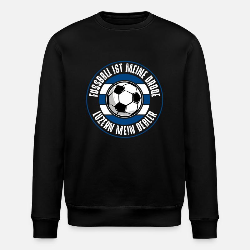 Luzern - Stanley/Stella Unisex Bio-Sweatshirt ROLLER - Schwarz
