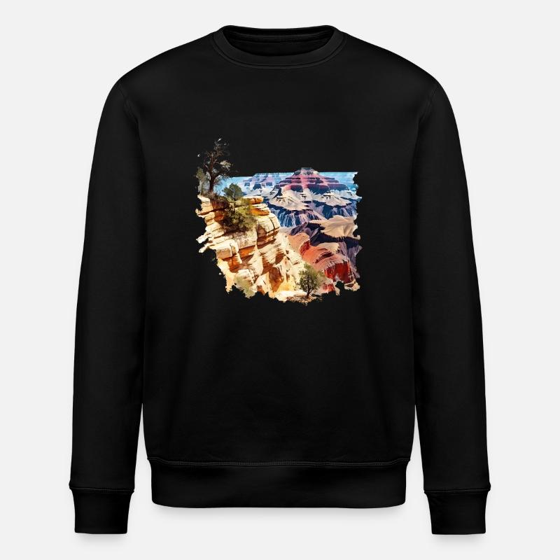 Le Grand Canyon - Sweat bio ROLLER Stanley/Stella Unisexe - noir