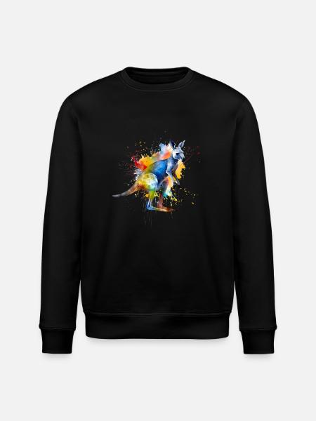 Australia, the continent of contrasts - Stanley/Stella ROLLER Unisex Organic Sweatshirt - black
