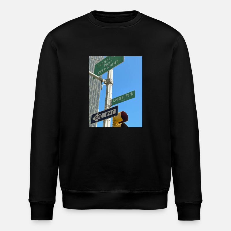 Großstadtleben - Stanley/Stella Unisex Bio-Sweatshirt ROLLER - Schwarz