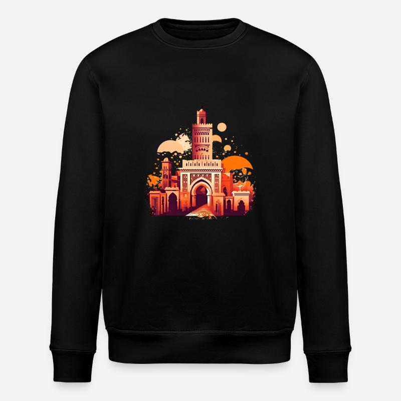 Marrakech, a unique atmosphere. - Stanley/Stella ROLLER Unisex Organic Sweatshirt - black