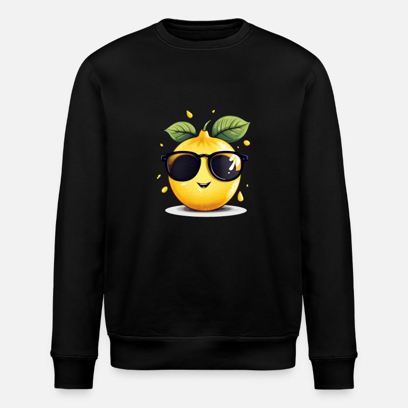 Un citron décontracté - Sweat bio ROLLER Stanley/Stella Unisexe - noir