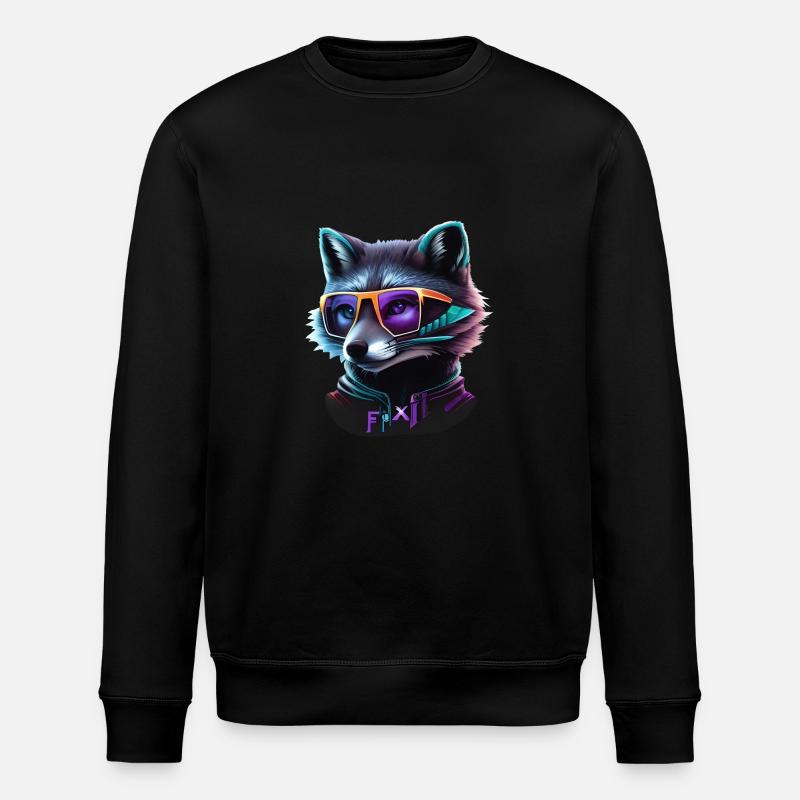 Renard - Sweat bio ROLLER Stanley/Stella Unisexe - noir