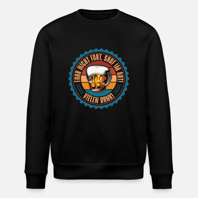 Bier - Stanley/Stella Unisex Bio-Sweatshirt ROLLER - Schwarz