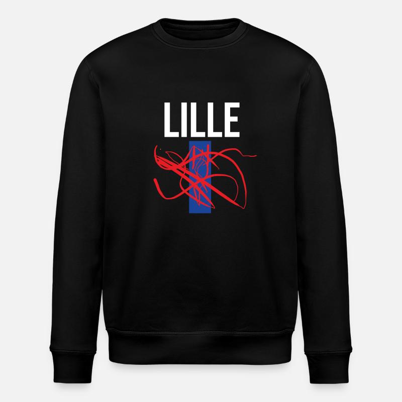 Cadeau créatif Lille - Sweat bio ROLLER Stanley/Stella Unisexe - noir