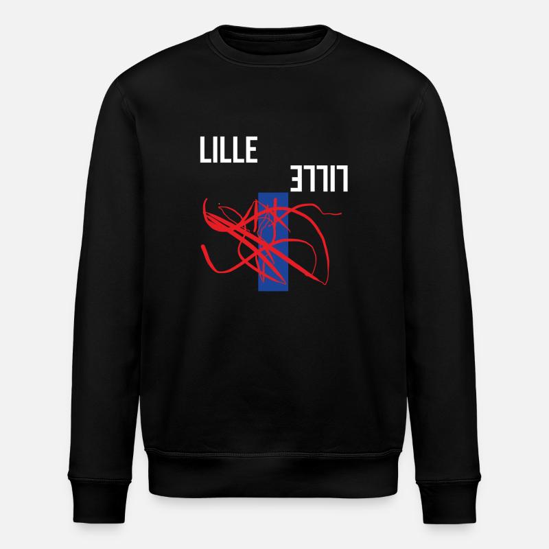 Creative Lille Souvenir - Stanley/Stella ROLLER Unisex Organic Sweatshirt - black
