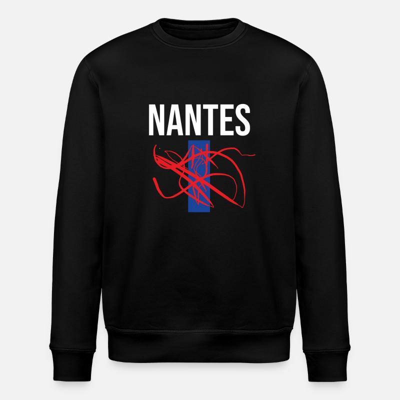 Sweat à capuche Cool Nantes - Sweat bio ROLLER Stanley/Stella Unisexe - noir