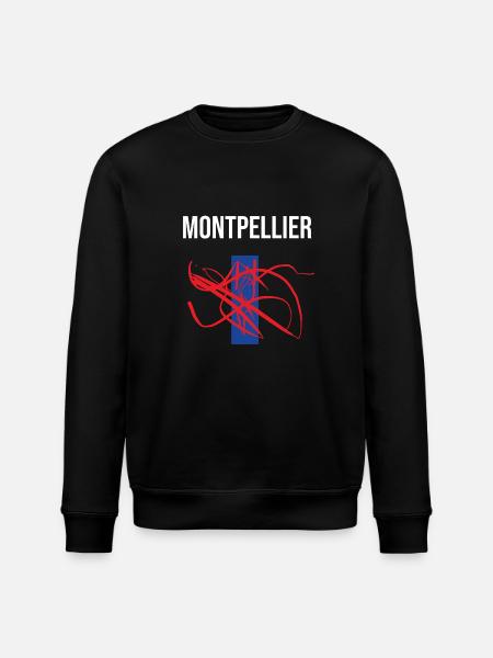 Montpellier Hoodie Montpellier Kaputzenpullover - Stanley/Stella Unisex Bio-Sweatshirt ROLLER - Schwarz