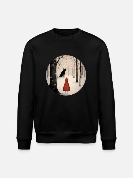 Rotkäppchen - Stanley/Stella Unisex Bio-Sweatshirt ROLLER - Schwarz