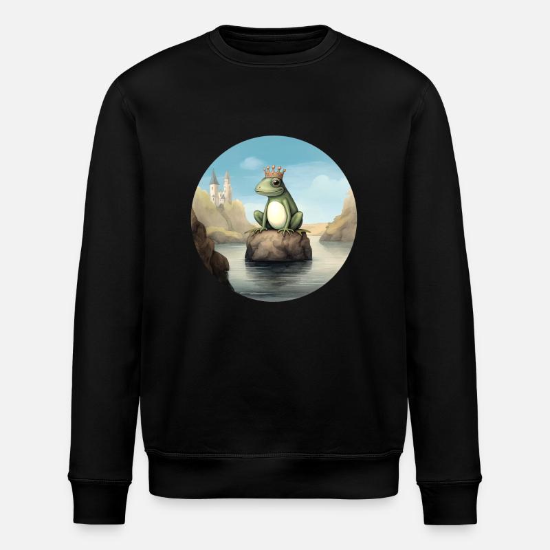 Le Prince Grenouille - Sweat bio ROLLER Stanley/Stella Unisexe - noir