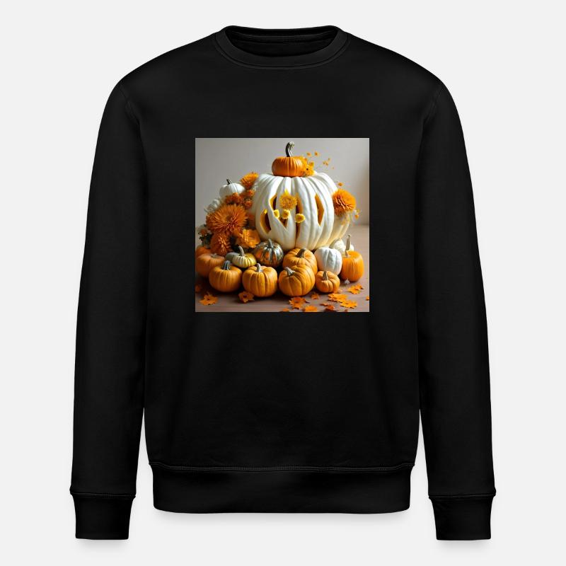 Citrouilles d’Halloween - Sweat bio ROLLER Stanley/Stella Unisexe - noir