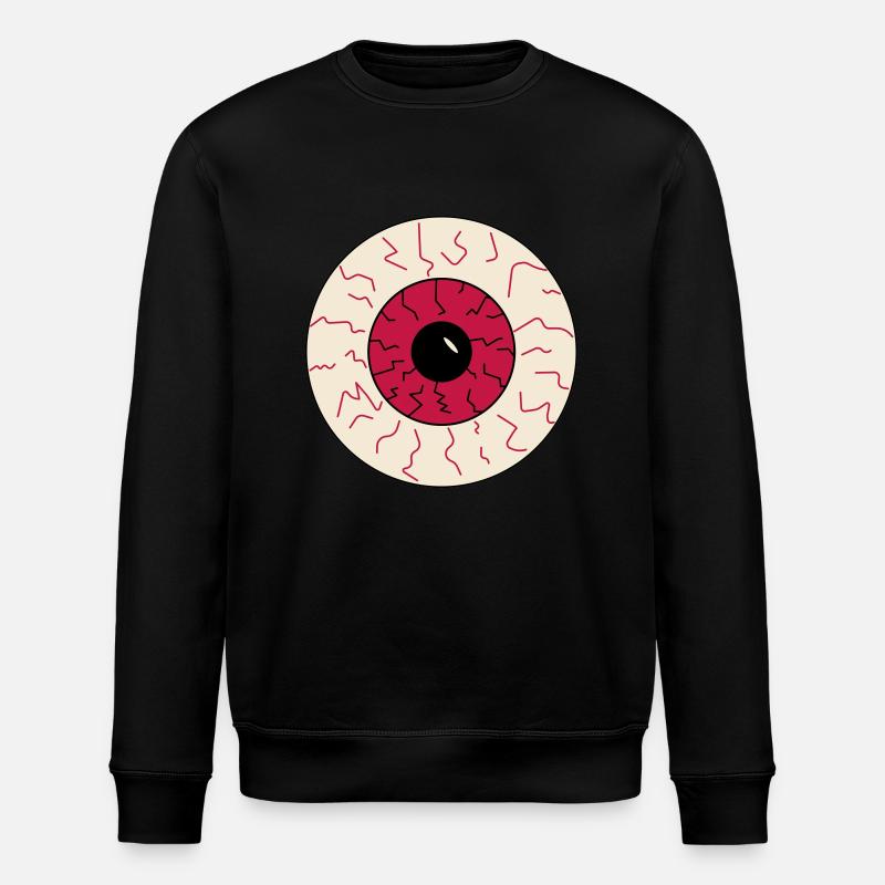 oeil injecté de sang halloween - Sweat bio ROLLER Stanley/Stella Unisexe - noir