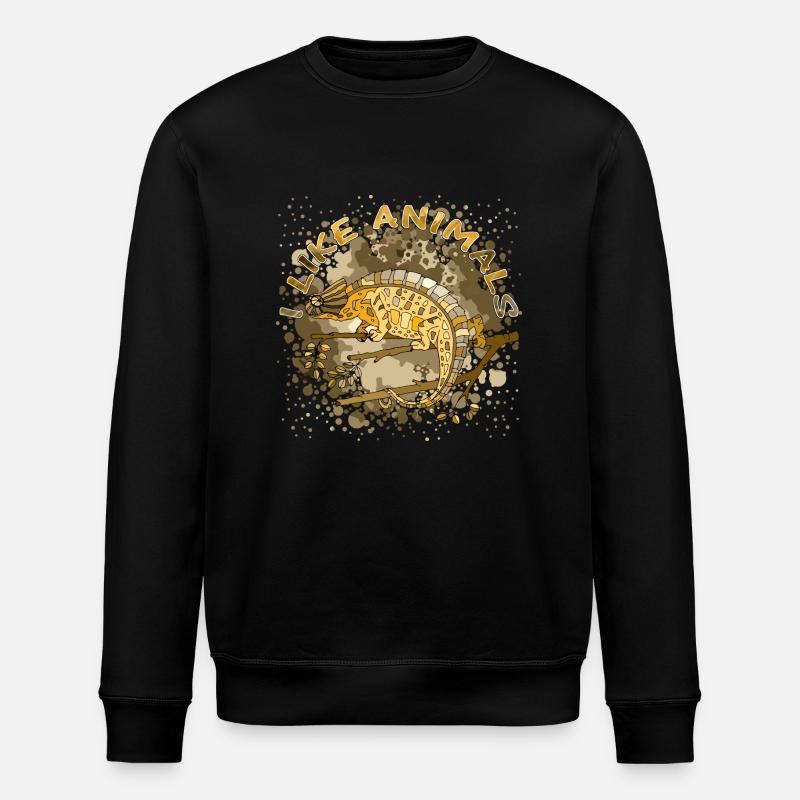 Chamäleon - Stanley/Stella Unisex Bio-Sweatshirt ROLLER - Schwarz