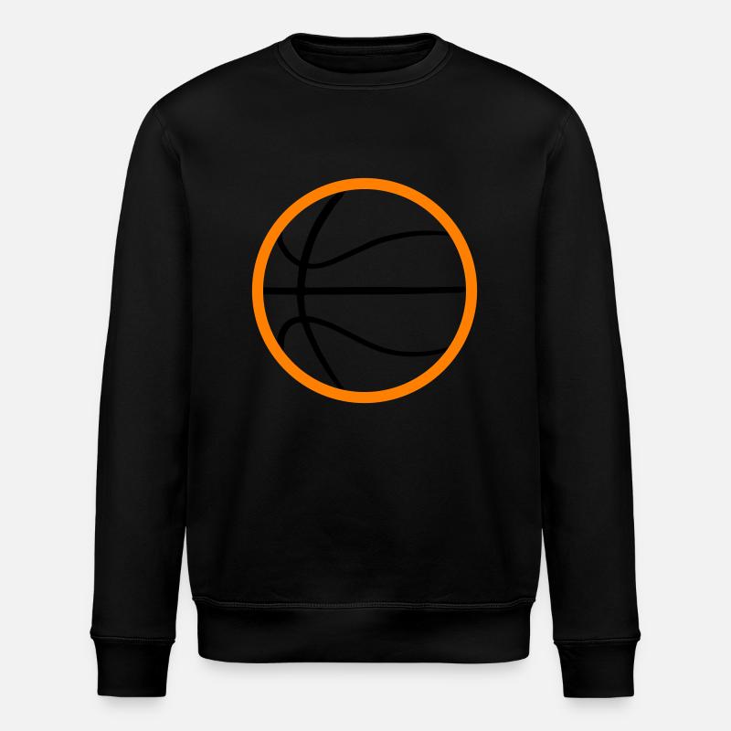 Basketbälle 28 - Stanley/Stella Unisex Bio-Sweatshirt ROLLER - Schwarz