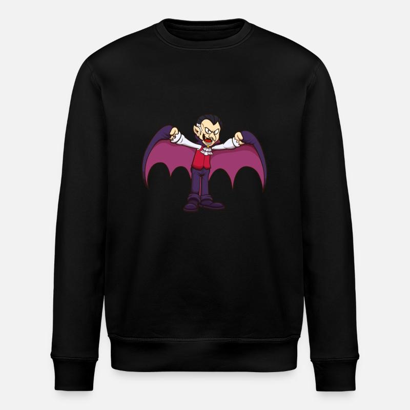 Vampire de dessin animé - Sweat bio ROLLER Stanley/Stella Unisexe - noir