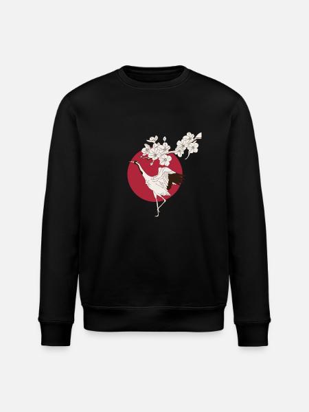 Japans kunst - japansk kunst - Stanley/Stella økologisk unisex-sweatshirt ROLLER - sort