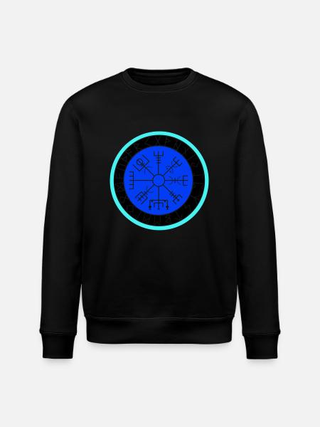 wikinger kompass - Stanley/Stella Unisex Bio-Sweatshirt ROLLER - Schwarz