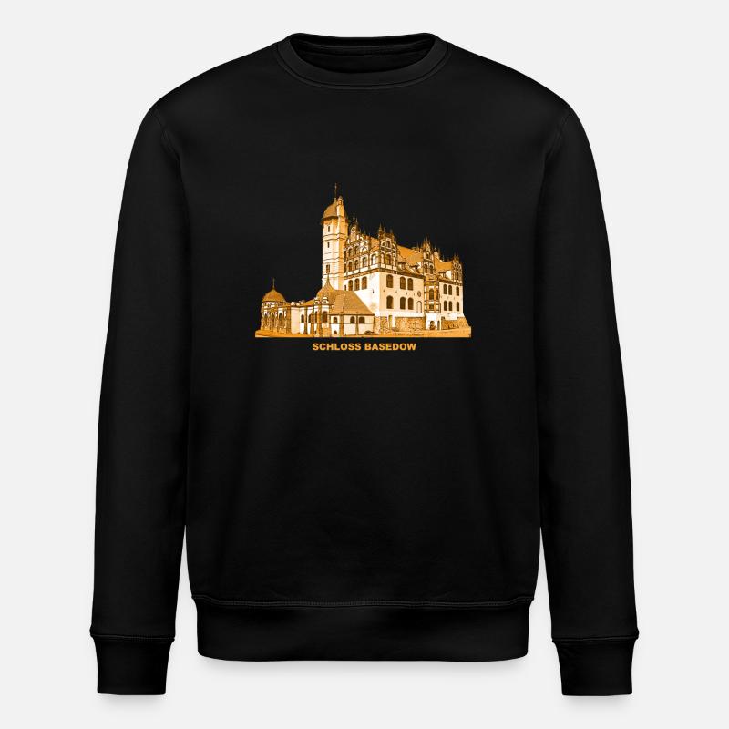 Château de Basedow Mecklembourg-Poméranie-Occidentale Malchin - Sweat bio ROLLER Stanley/Stella Unisexe - noir