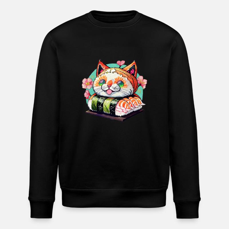 Sushi Cat - Sweat bio ROLLER Stanley/Stella Unisexe - noir