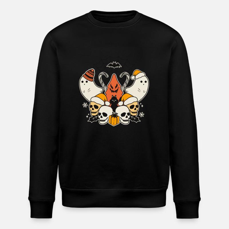 Spooky Halloween - Stanley/Stella ROLLER Unisex Organic Sweatshirt - black