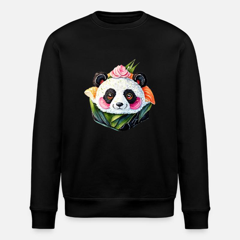 Sushi Panda - Sweat bio ROLLER Stanley/Stella Unisexe - noir