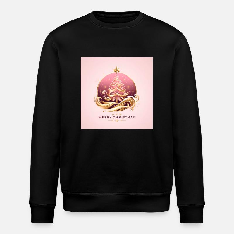 Weihnachten - Stanley/Stella Unisex Bio-Sweatshirt ROLLER - Schwarz