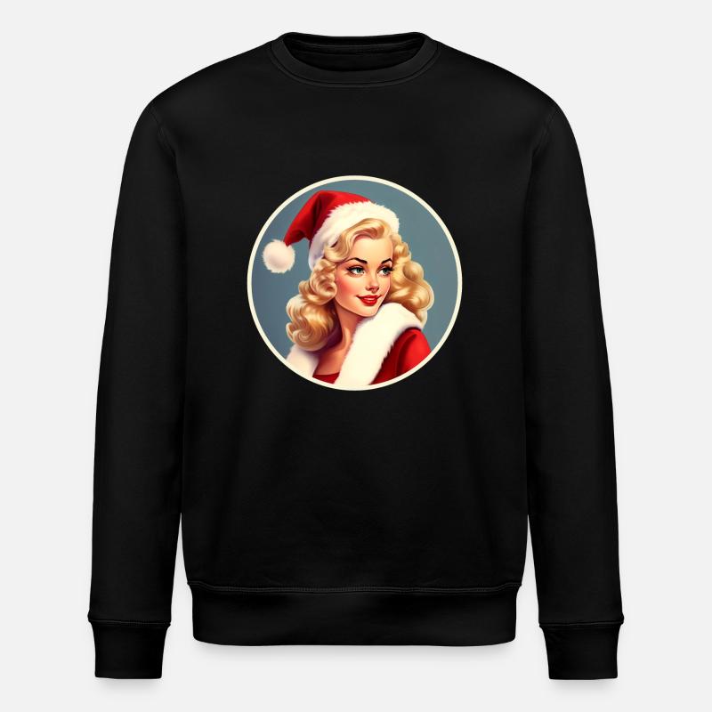 Père Noël - Sweat bio ROLLER Stanley/Stella Unisexe - noir