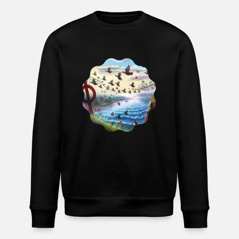 Oiseaux - Sweat bio ROLLER Stanley/Stella Unisexe - noir