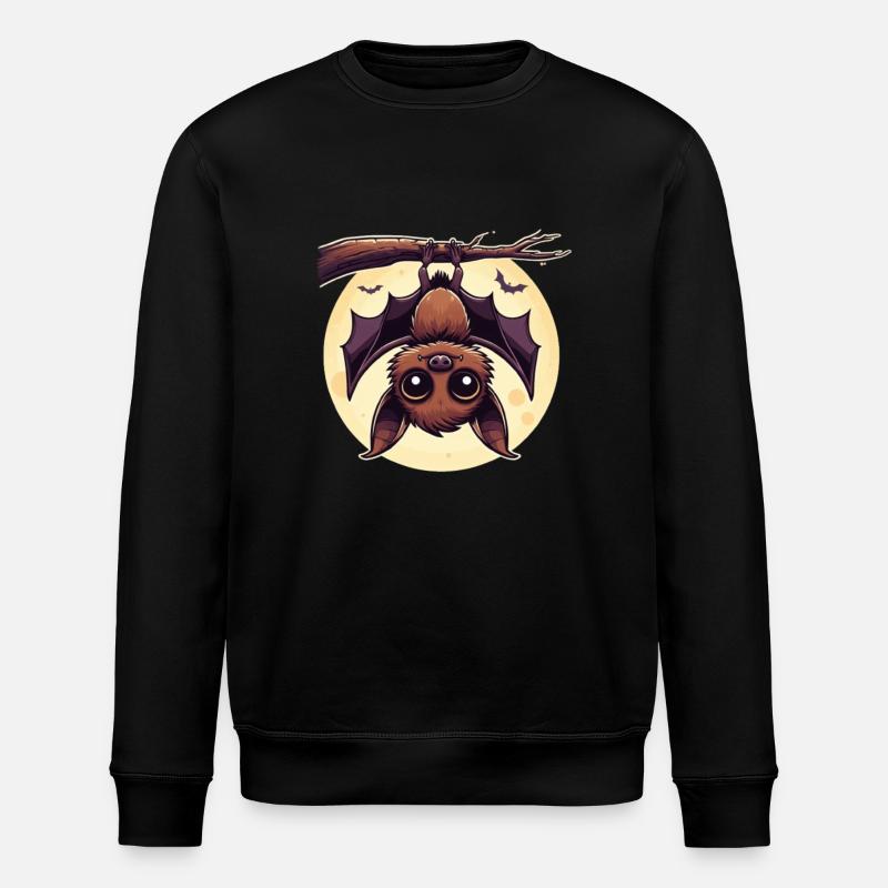 chauve souris halloween - Sweat bio ROLLER Stanley/Stella Unisexe - noir