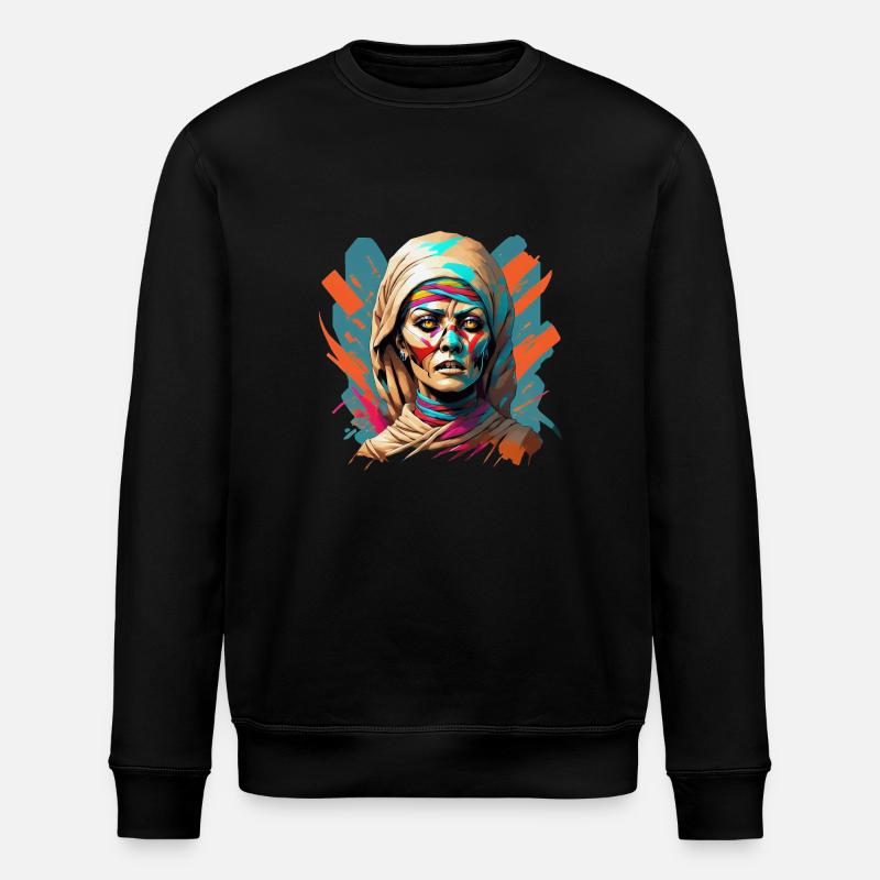 Mumie - Stanley/Stella Unisex Bio-Sweatshirt ROLLER - Schwarz