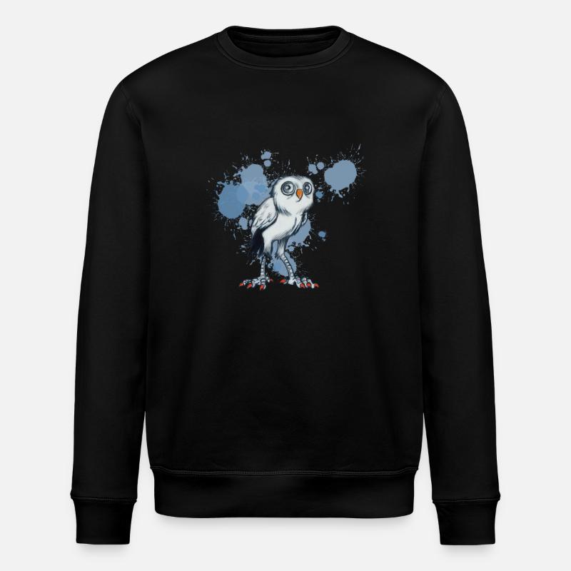 nachteule - Stanley/Stella Unisex Bio-Sweatshirt ROLLER - Schwarz