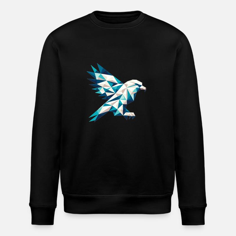 Adler // eagle - Stanley/Stella Unisex Bio-Sweatshirt ROLLER - Schwarz