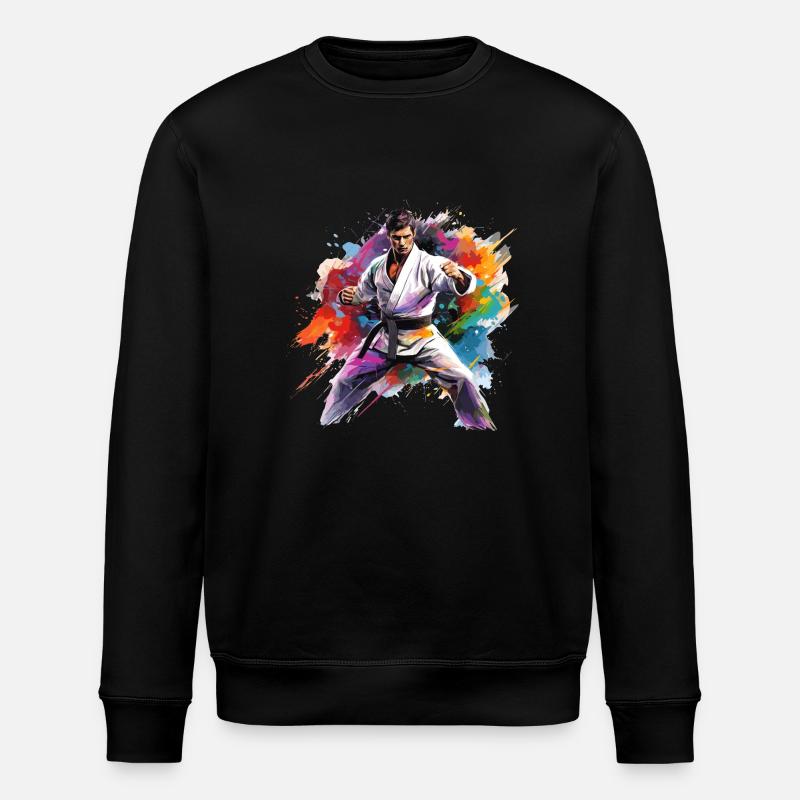 Karate! - Stanley/Stella Unisex Bio-Sweatshirt ROLLER - Schwarz