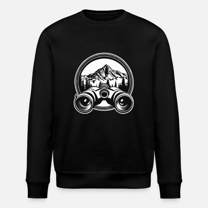 Binoculars / Observation / Observation / Adventure - Stanley/Stella ROLLER Unisex Organic Sweatshirt - black