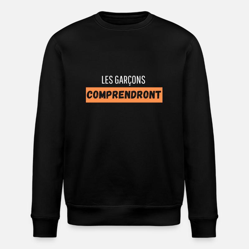 Les garçons comprendront - Sweat bio ROLLER Stanley/Stella Unisexe - noir