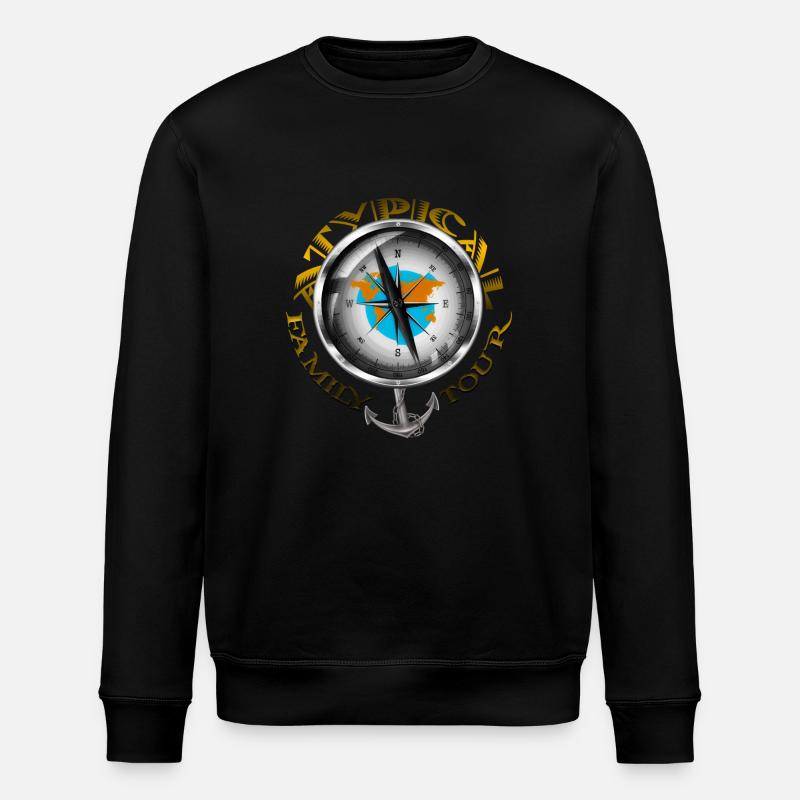 A.F.T. Kompass - Stanley/Stella Unisex Bio-Sweatshirt ROLLER - Schwarz