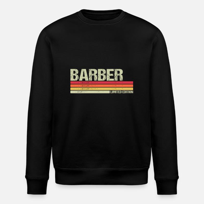 Barber Limited Edition - Stanley/Stella ROLLER Unisex Organic Sweatshirt - black