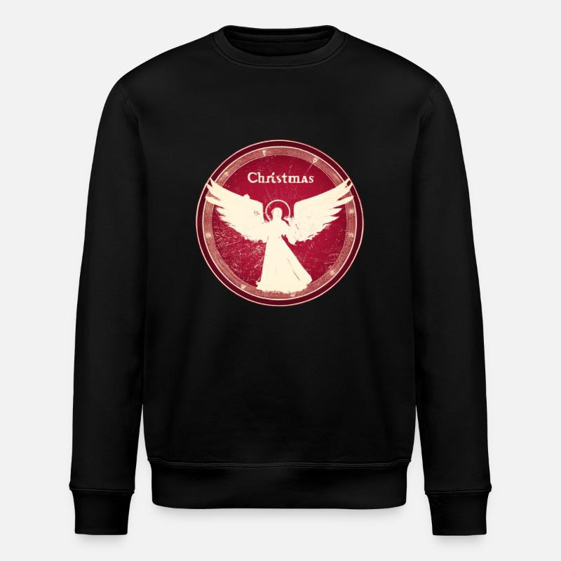 Christkind Retro - Stanley/Stella Unisex Bio-Sweatshirt ROLLER - Schwarz