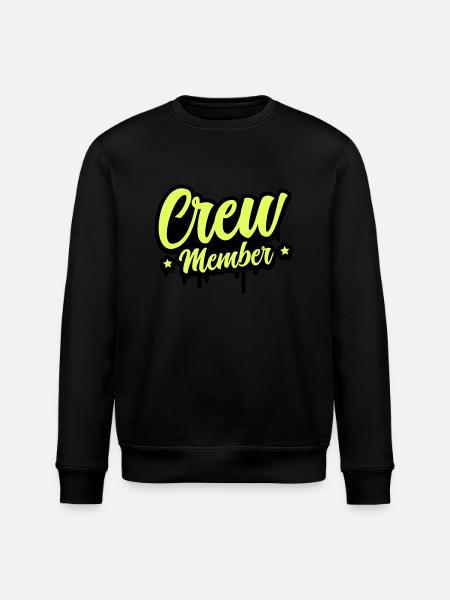 Crew Member 01 - Stanley/Stella ROLLER Unisex Organic Sweatshirt - black