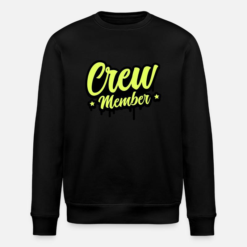 Crew Member 01 - Stanley/Stella ROLLER Unisex Organic Sweatshirt - black