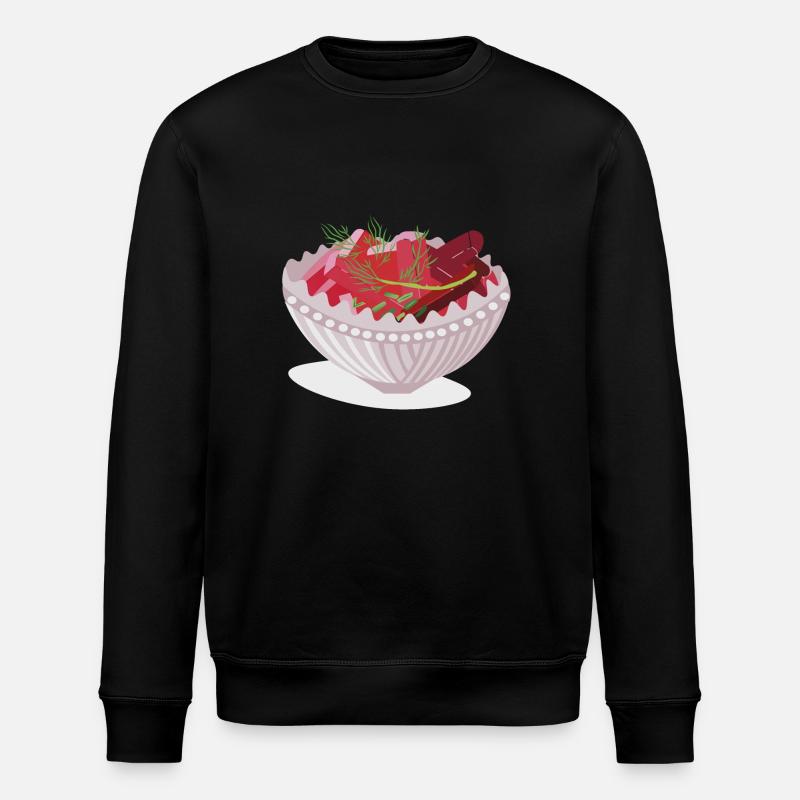 Salade de hareng - Sweat bio ROLLER Stanley/Stella Unisexe - noir