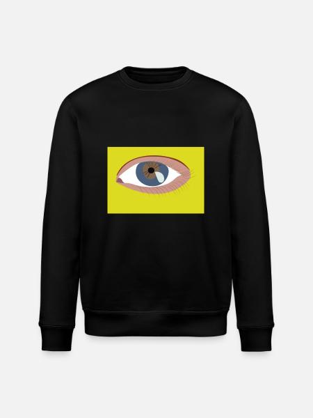Eye - Stanley/Stella ROLLER Unisex Organic Sweatshirt - black