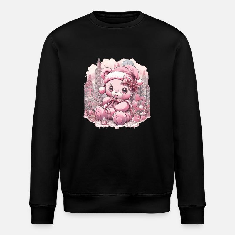 Teddy rose 1 - Sweat bio ROLLER Stanley/Stella Unisexe - noir