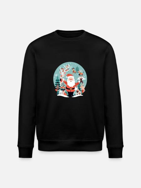The magic of Christmas - Stanley/Stella ROLLER Unisex Organic Sweatshirt - black