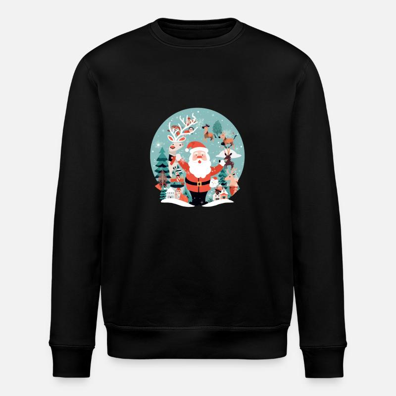 La magie de Noël - Sweat bio ROLLER Stanley/Stella Unisexe - noir